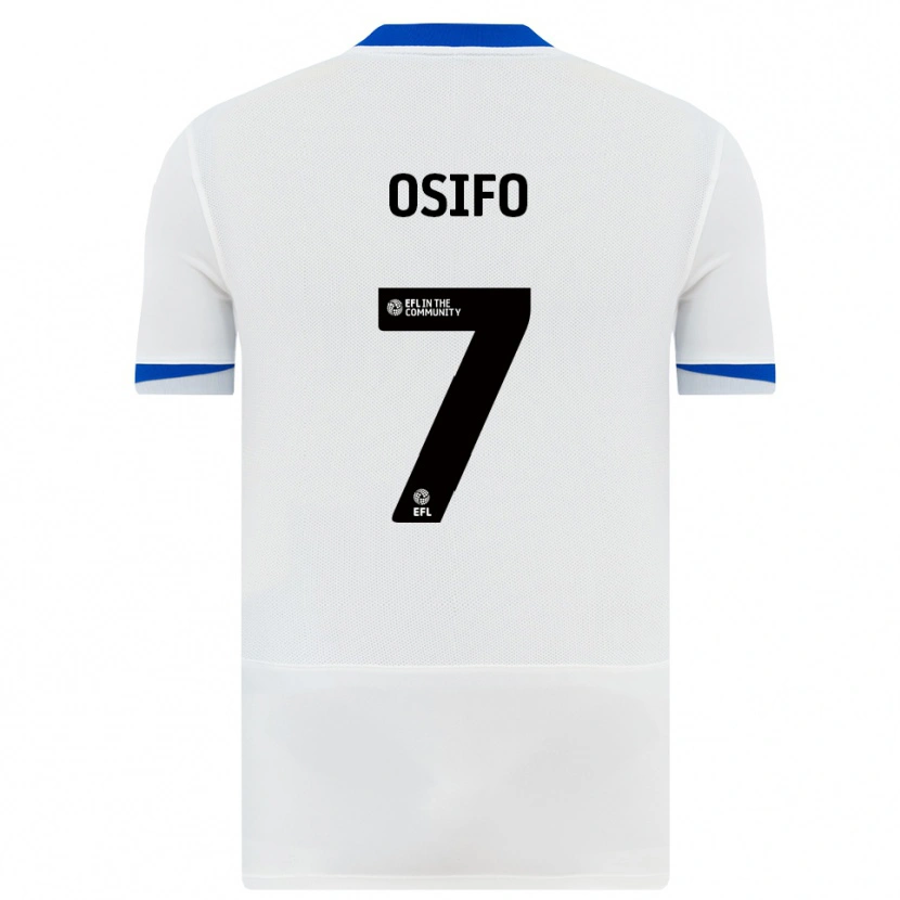 Danxen Kinder Jermaine Osifo #7 Weiß Schwarz Auswärtstrikot Trikot 2025/26 T-Shirt Österreich