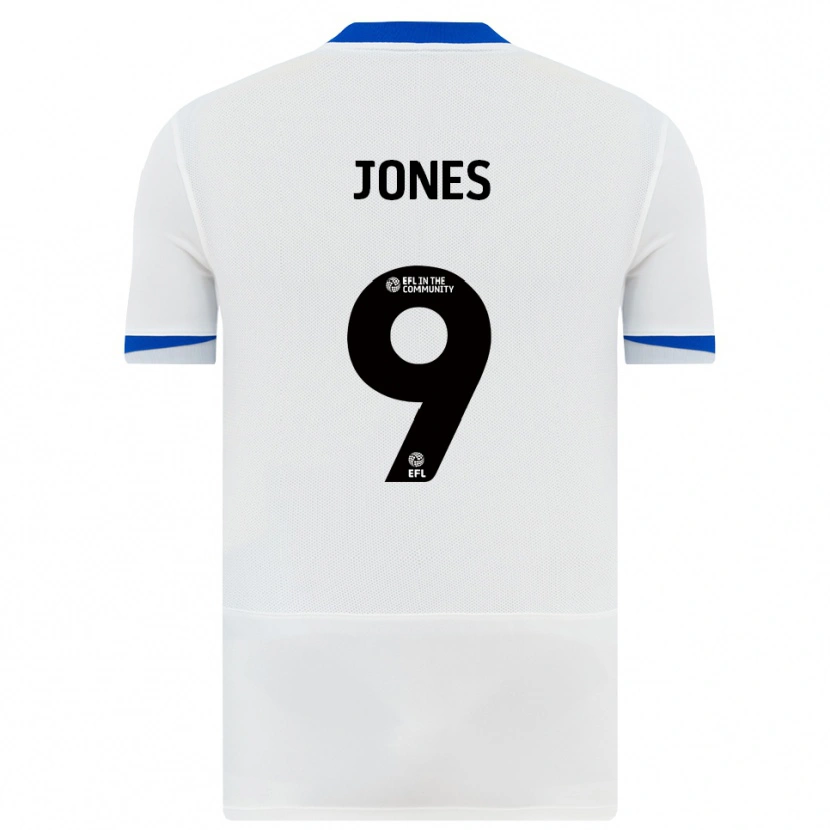 Danxen Kinder Emma Jones #9 Weiß Schwarz Auswärtstrikot Trikot 2025/26 T-Shirt Österreich