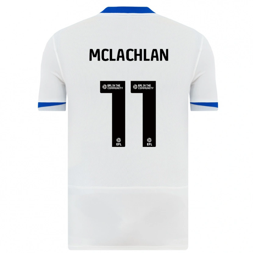 Danxen Kinder Daisy Mclachlan #11 Weiß Schwarz Auswärtstrikot Trikot 2025/26 T-Shirt Österreich