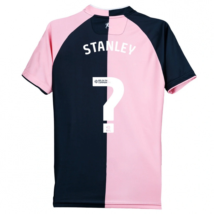 Danxen Kinder Grace Stanley #0 Pink Schwarz Auswärtstrikot Trikot 2025/26 T-Shirt Österreich