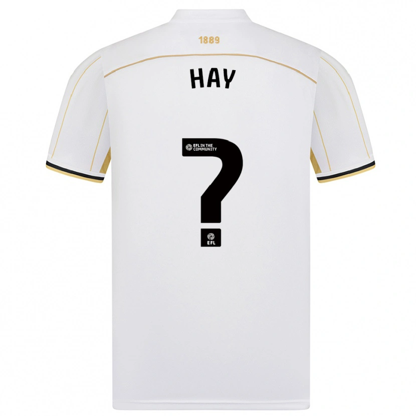 Danxen Kinder Cole Hay #0 Weiß Gold Auswärtstrikot Trikot 2025/26 T-Shirt Österreich