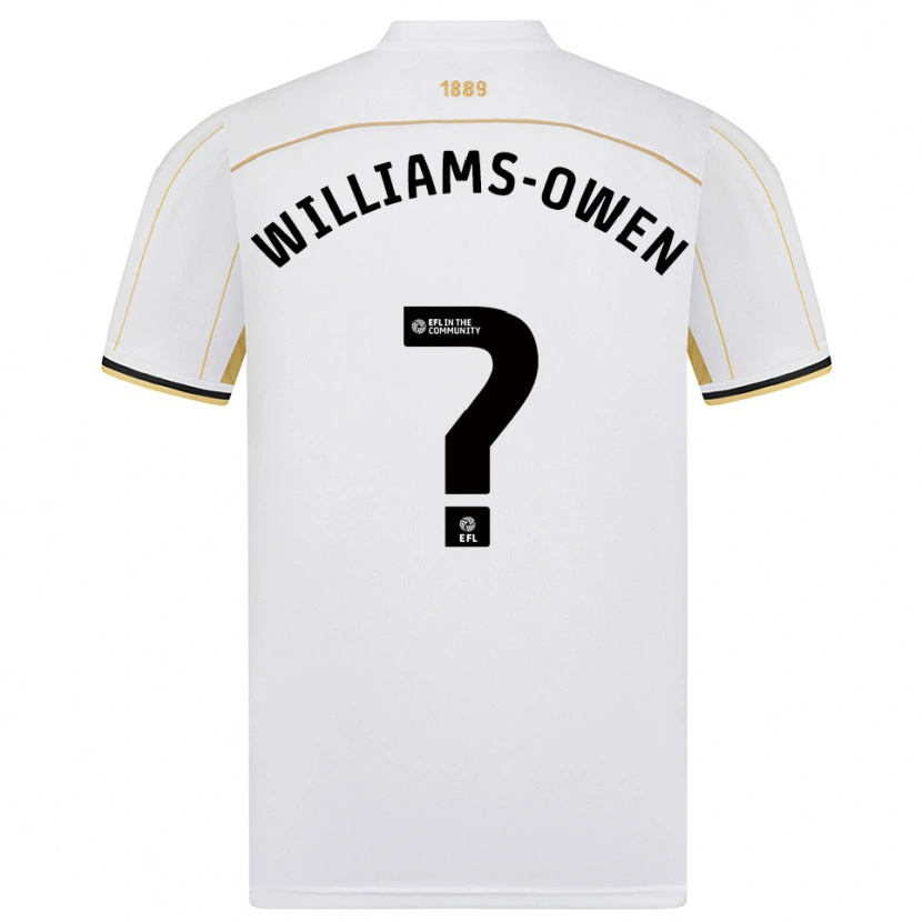 Danxen Kinder Brooke Williams-Owen #0 Weiß Gold Auswärtstrikot Trikot 2025/26 T-Shirt Österreich