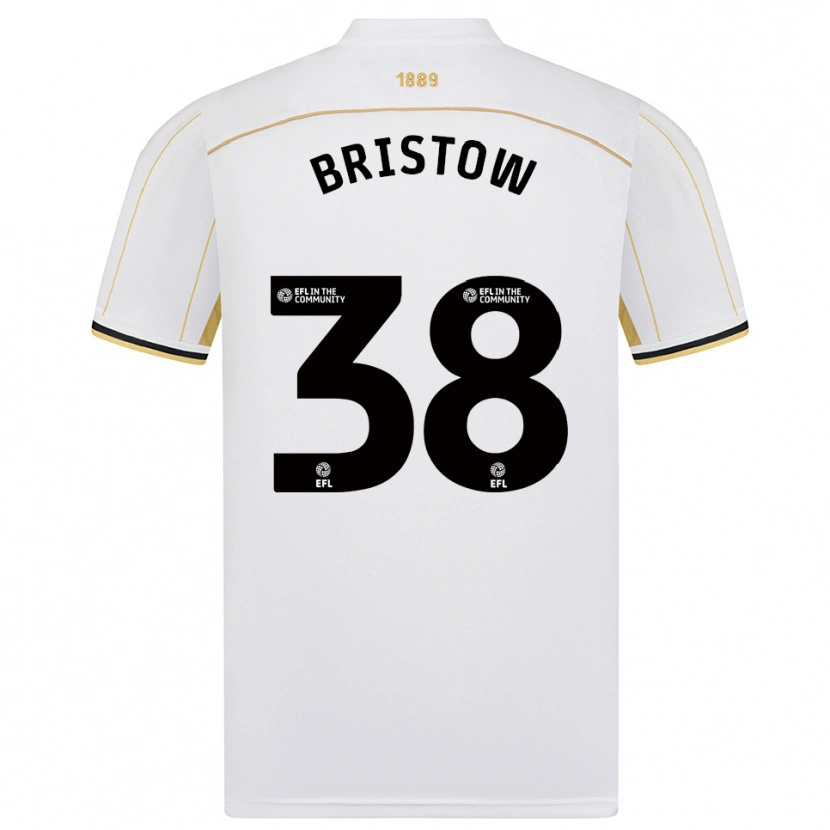 Danxen Kinder Tilly Bristow #38 Weiß Gold Auswärtstrikot Trikot 2025/26 T-Shirt Österreich