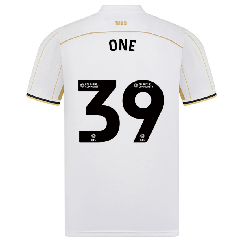 Danxen Kinder Ryan Oné #39 Weiß Gold Auswärtstrikot Trikot 2025/26 T-Shirt Österreich