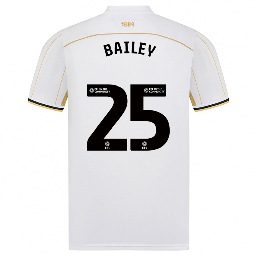 Danxen Kinder Jade Bailey #25 Weiß Gold Auswärtstrikot Trikot 2025/26 T-Shirt Österreich