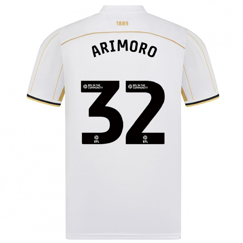 Danxen Kinder Juliet Khinde Adebowale-Arimoro #32 Weiß Gold Auswärtstrikot Trikot 2025/26 T-Shirt Österreich