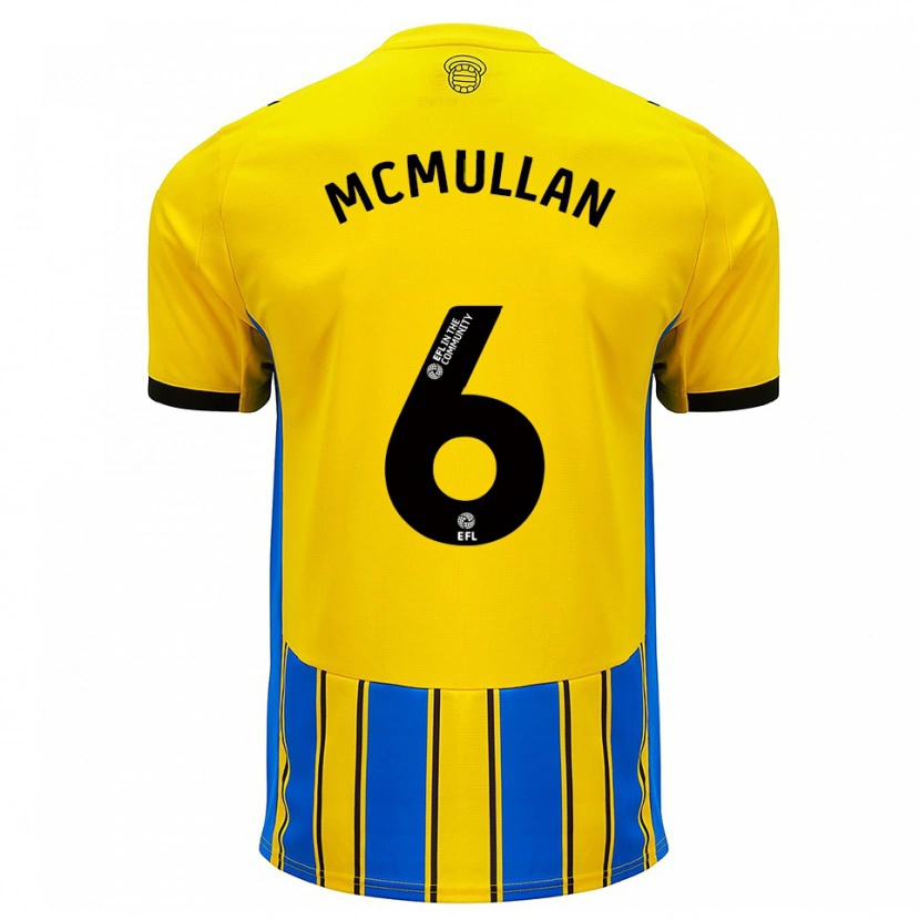 Danxen Kinder Korban Mcmullan #6 Blau Gelb Auswärtstrikot Trikot 2025/26 T-Shirt Österreich