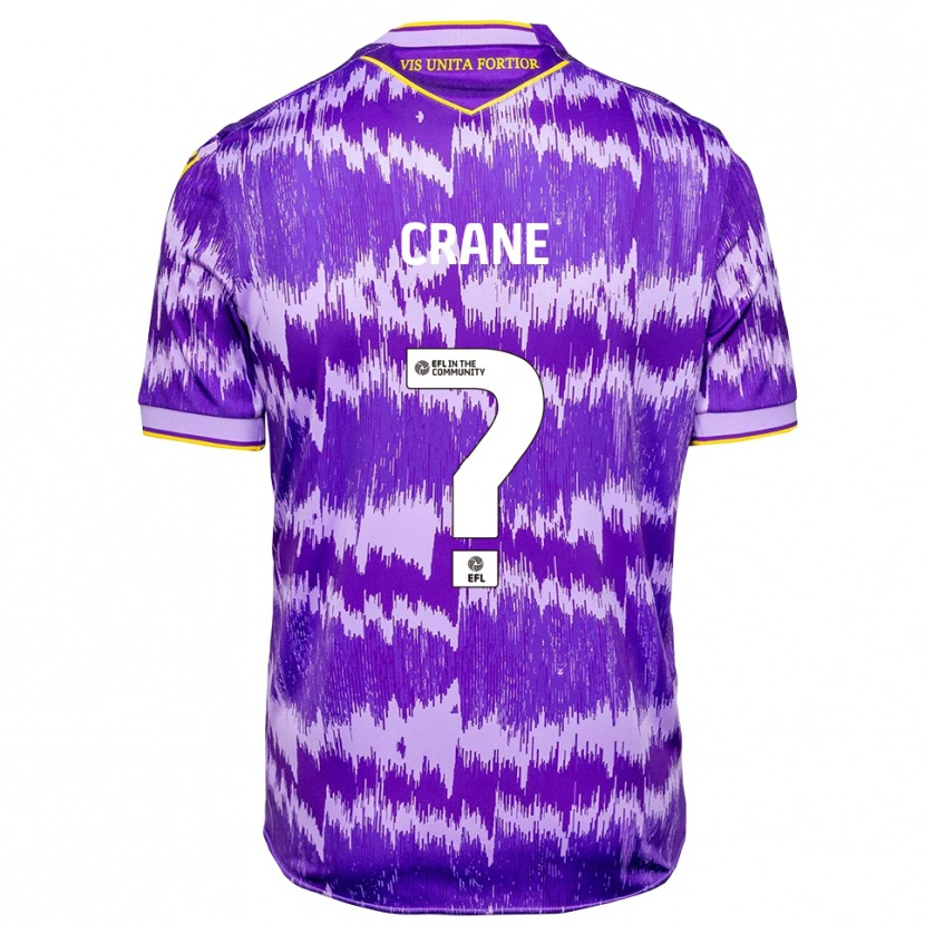 Danxen Kinder Harry Crane #0 Lila Gelb Auswärtstrikot Trikot 2025/26 T-Shirt Österreich