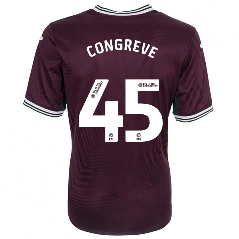 Danxen Kinder Cameron Congreve #45 Rostrot Weiß Auswärtstrikot Trikot 2025/26 T-Shirt Österreich