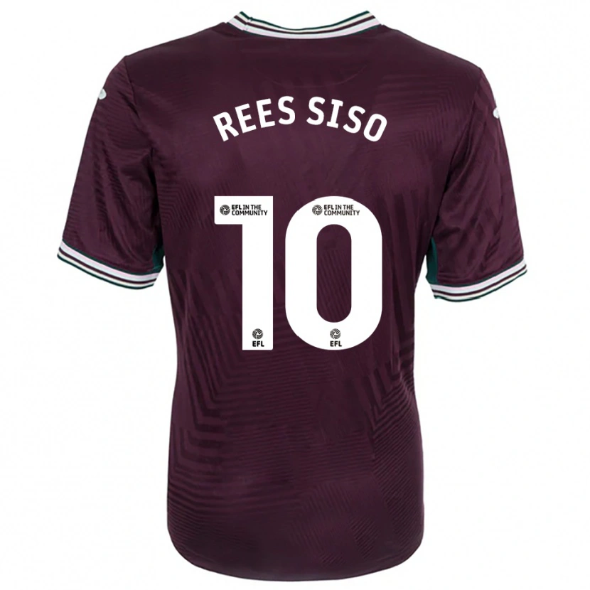 Danxen Kinder Ramon Rees-Siso #10 Rostrot Weiß Auswärtstrikot Trikot 2025/26 T-Shirt Österreich