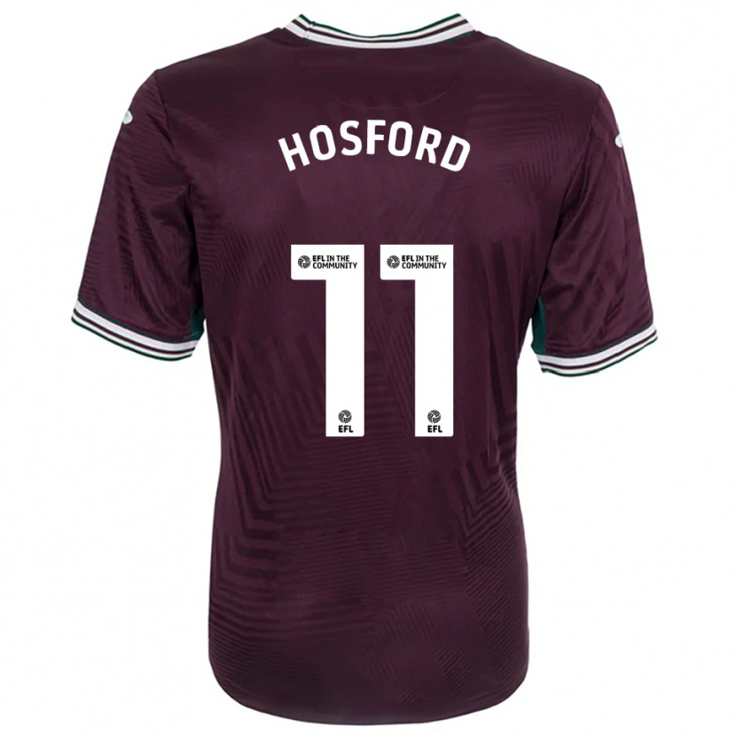 Danxen Kinder Katy Hosford #11 Rostrot Weiß Auswärtstrikot Trikot 2025/26 T-Shirt Österreich