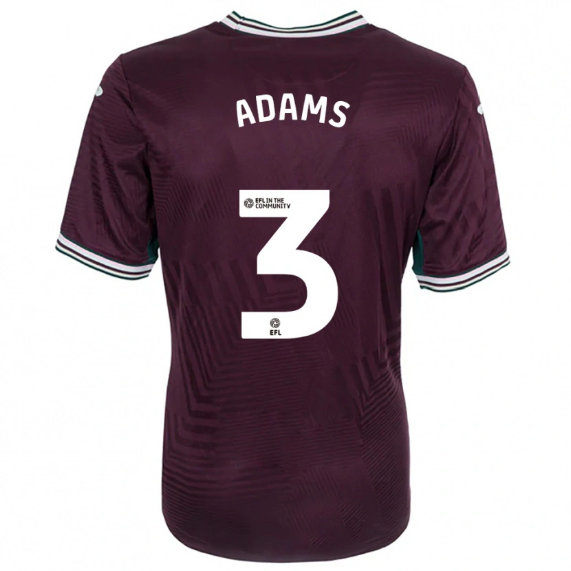 Danxen Kinder Sarah Adams #3 Rostrot Weiß Auswärtstrikot Trikot 2025/26 T-Shirt Österreich