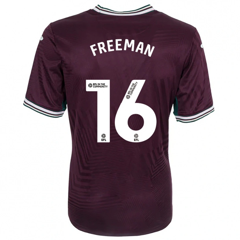 Danxen Kinder Emily Freeman #16 Rostrot Weiß Auswärtstrikot Trikot 2025/26 T-Shirt Österreich