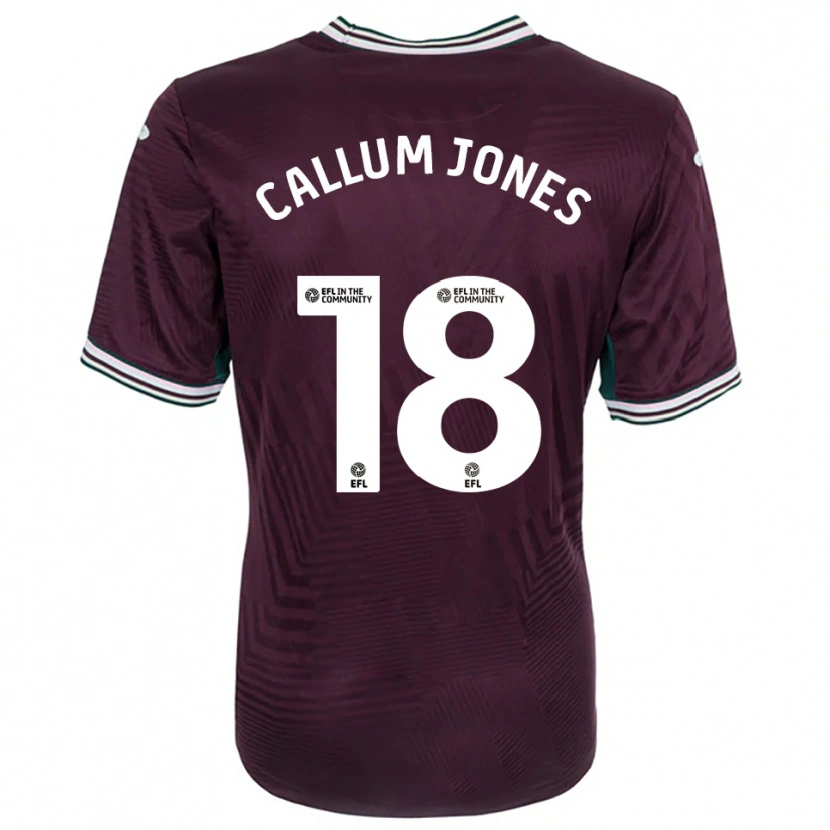 Danxen Kinder Callum Jones #18 Rostrot Weiß Auswärtstrikot Trikot 2025/26 T-Shirt Österreich