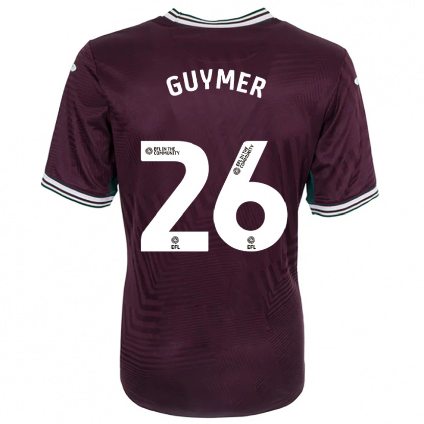 Danxen Kinder Jasmine Guymer #26 Rostrot Weiß Auswärtstrikot Trikot 2025/26 T-Shirt Österreich