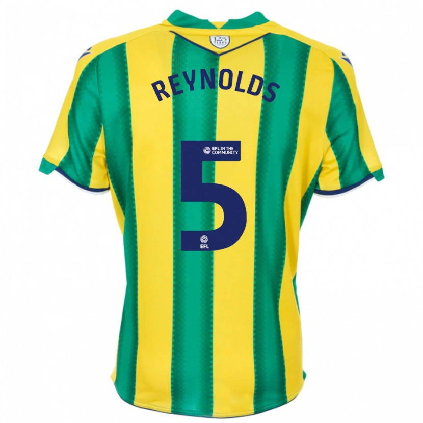 Danxen Kinder Taylor Reynolds #5 Gelb Grün Auswärtstrikot Trikot 2025/26 T-Shirt Österreich