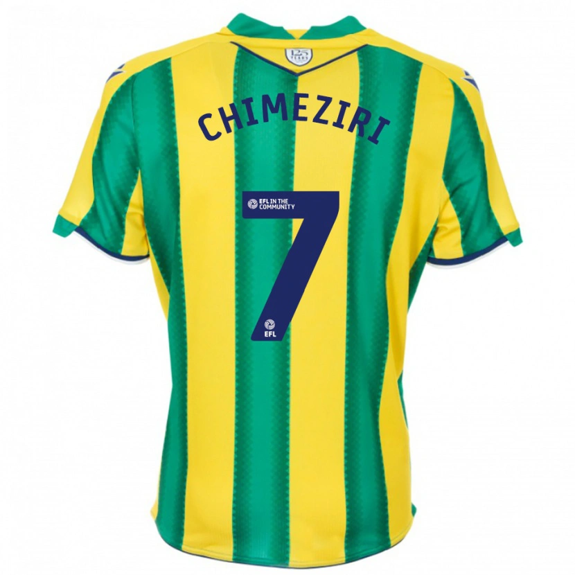 Danxen Kinder Dan Chimeziri #7 Gelb Grün Auswärtstrikot Trikot 2025/26 T-Shirt Österreich