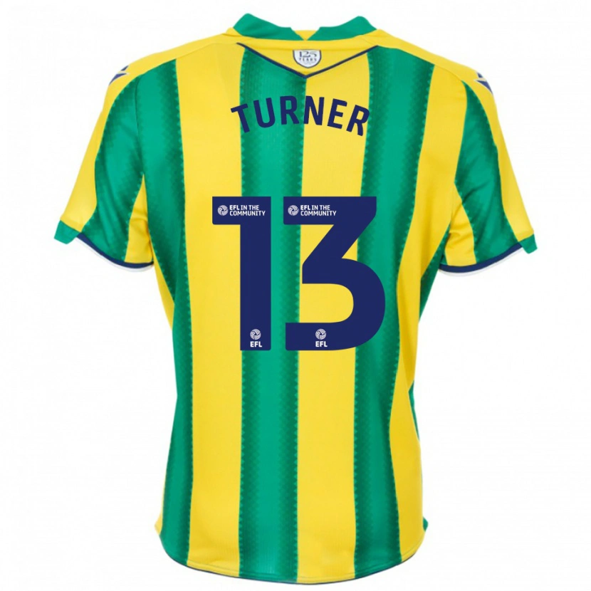 Danxen Kinder Shannon Turner #13 Gelb Grün Auswärtstrikot Trikot 2025/26 T-Shirt Österreich