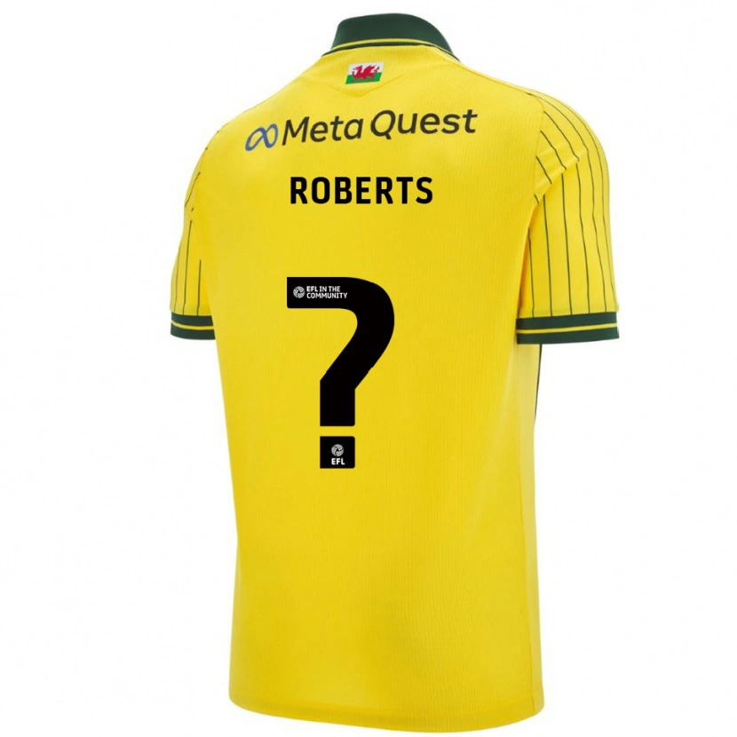 Danxen Kinder Hari Roberts #0 Gelb Grün Auswärtstrikot Trikot 2025/26 T-Shirt Österreich