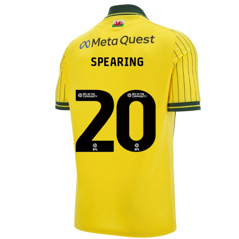Danxen Kinder Natasha Spearing #20 Gelb Grün Auswärtstrikot Trikot 2025/26 T-Shirt Österreich