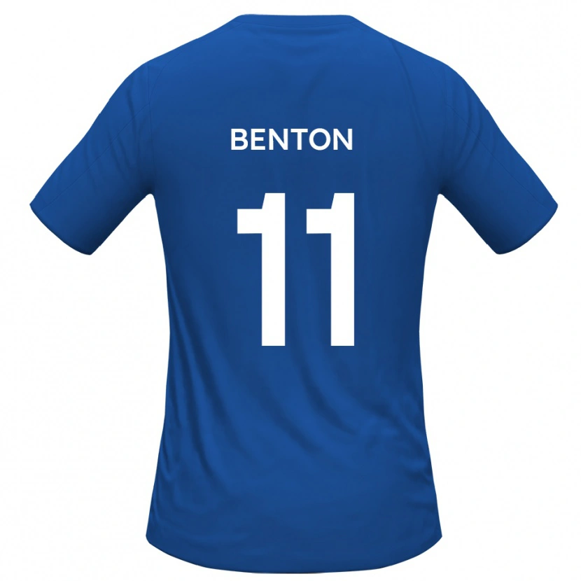 Danxen Kinder Jon Benton #11 Himmelblau Auswärtstrikot Trikot 2025/26 T-Shirt Österreich
