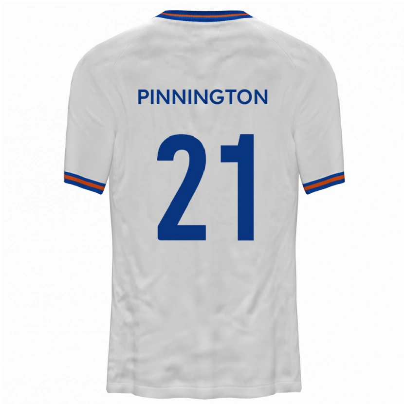 Danxen Kinder Jacob Pinnington #21 Weiß Blau Auswärtstrikot Trikot 2025/26 T-Shirt Österreich