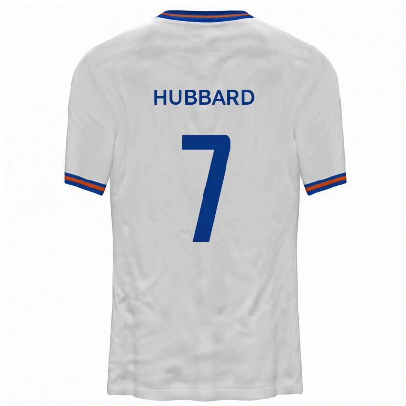 Danxen Kinder Fletcher Hubbard #7 Weiß Blau Auswärtstrikot Trikot 2025/26 T-Shirt Österreich
