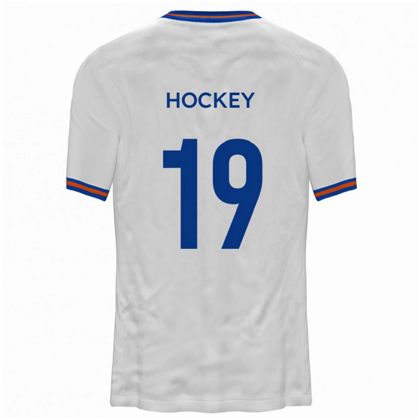 Danxen Kinder Freddie Hockey #19 Weiß Blau Auswärtstrikot Trikot 2025/26 T-Shirt Österreich