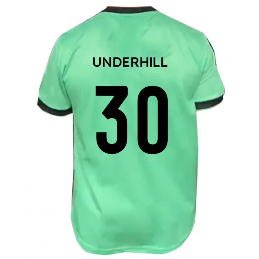 Danxen Kinder Connor Underhill #30 Türkis Schwarz Auswärtstrikot Trikot 2025/26 T-Shirt Österreich
