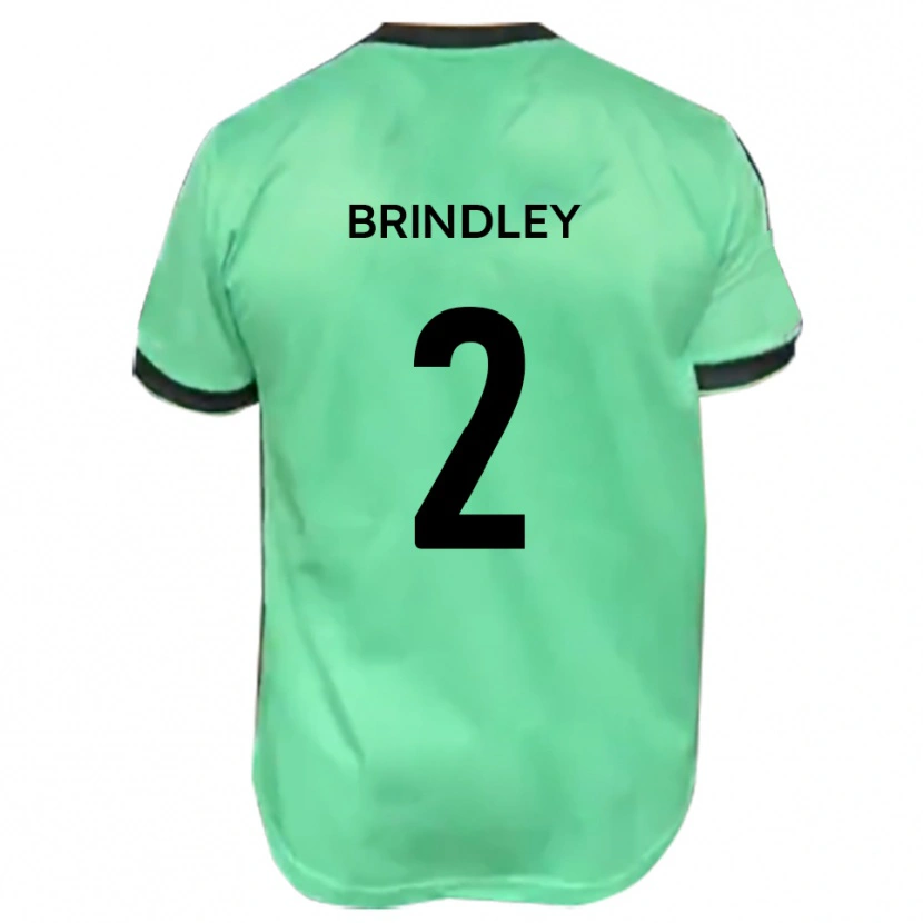 Danxen Kinder Richard Brindley #2 Türkis Schwarz Auswärtstrikot Trikot 2025/26 T-Shirt Österreich