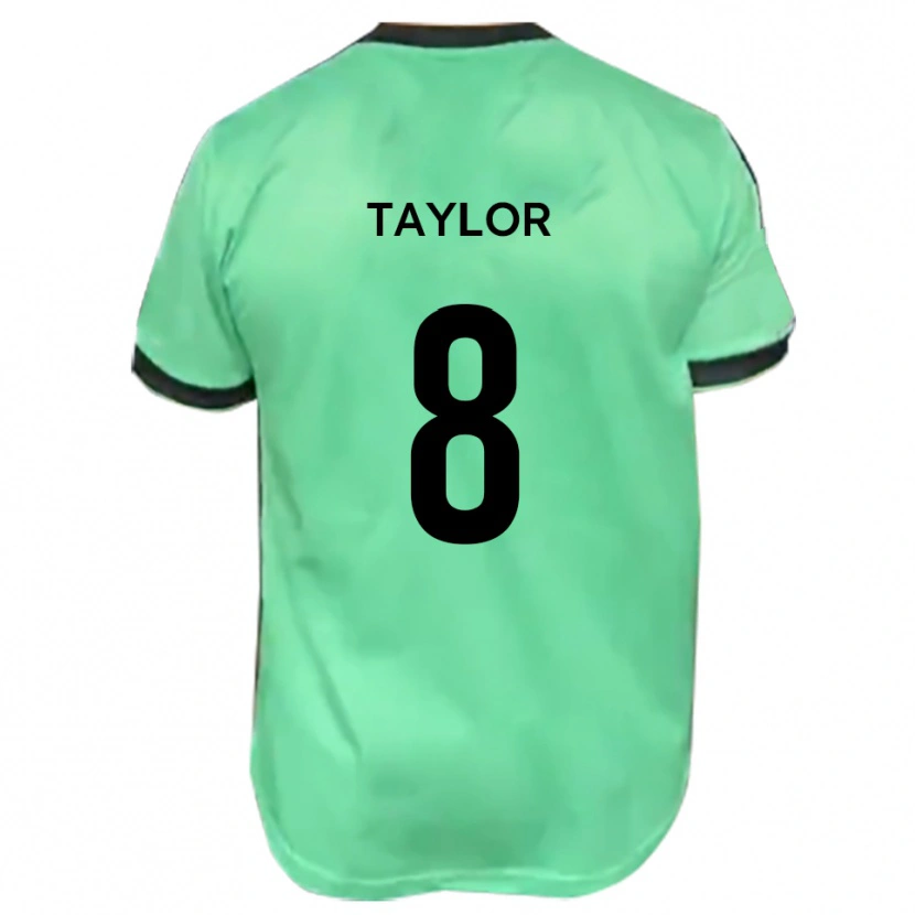 Danxen Kinder Jake Taylor #8 Türkis Schwarz Auswärtstrikot Trikot 2025/26 T-Shirt Österreich