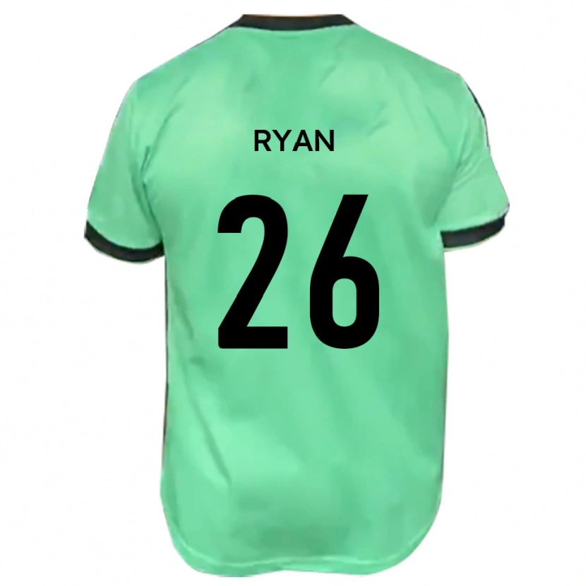 Danxen Kinder Joe Ryan #26 Türkis Schwarz Auswärtstrikot Trikot 2025/26 T-Shirt Österreich