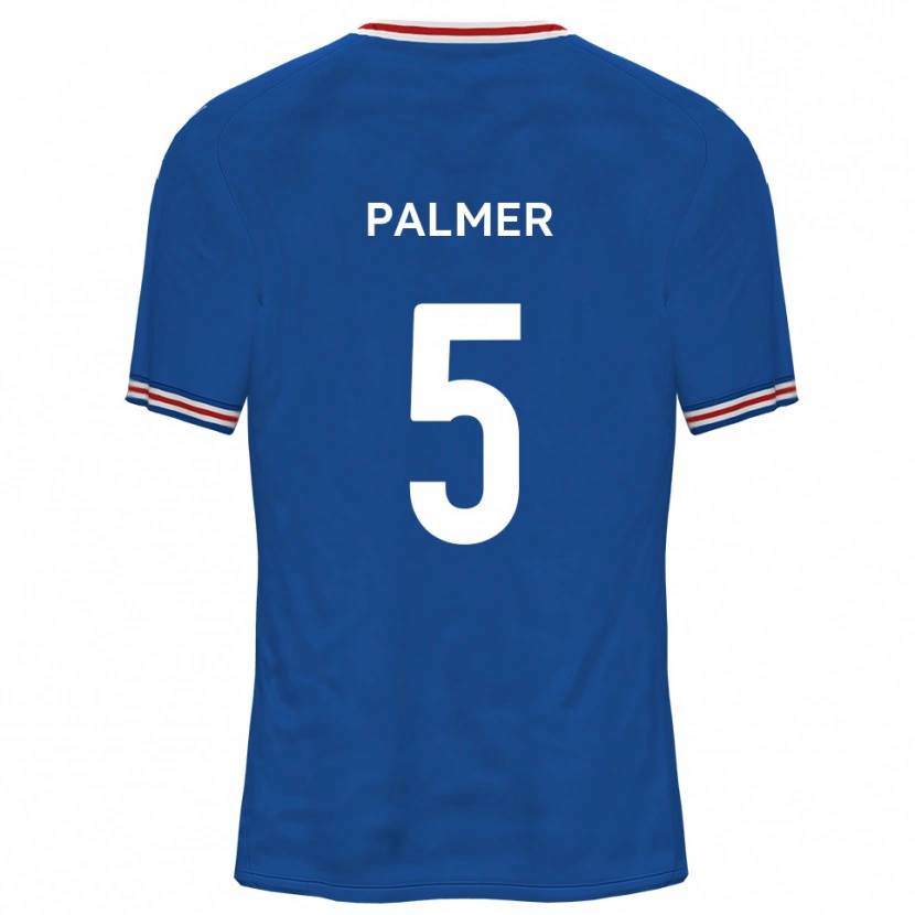 Danxen Kinder Ashley Palmer #5 Dodger Blau Auswärtstrikot Trikot 2025/26 T-Shirt Österreich