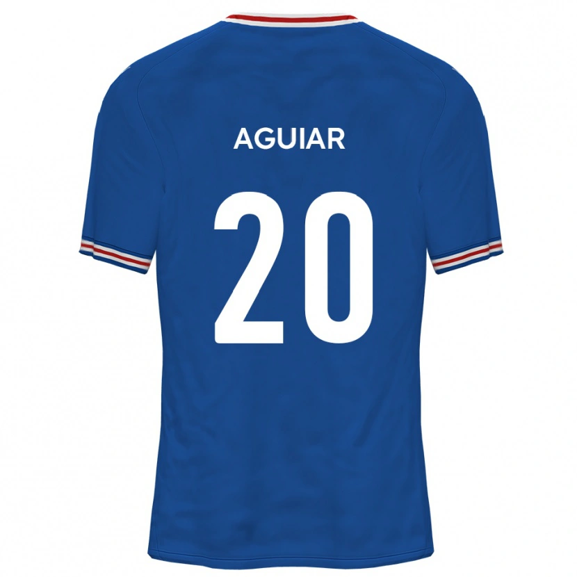 Danxen Kinder Ricky Aguiar #20 Dodger Blau Auswärtstrikot Trikot 2025/26 T-Shirt Österreich