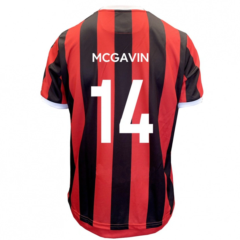 Danxen Kinder Brett Mcgavin #14 Rot Schwarz Auswärtstrikot Trikot 2025/26 T-Shirt Österreich