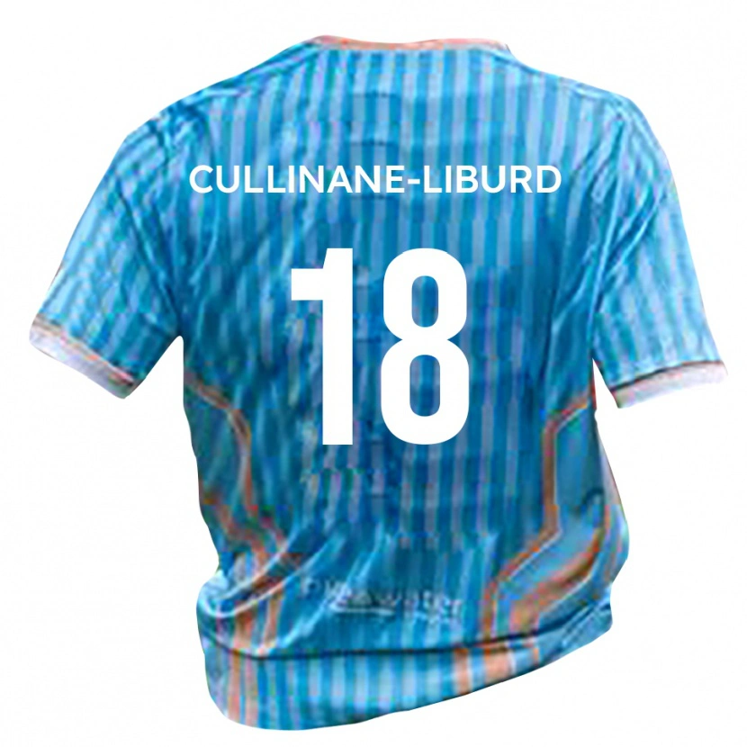 Danxen Kinder Jordan Cullinane-Liburd #18 Schwarz Gold Auswärtstrikot Trikot 2025/26 T-Shirt Österreich