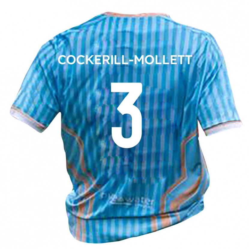 Danxen Kinder Callum Cockerill-Mollett #3 Schwarz Gold Auswärtstrikot Trikot 2025/26 T-Shirt Österreich
