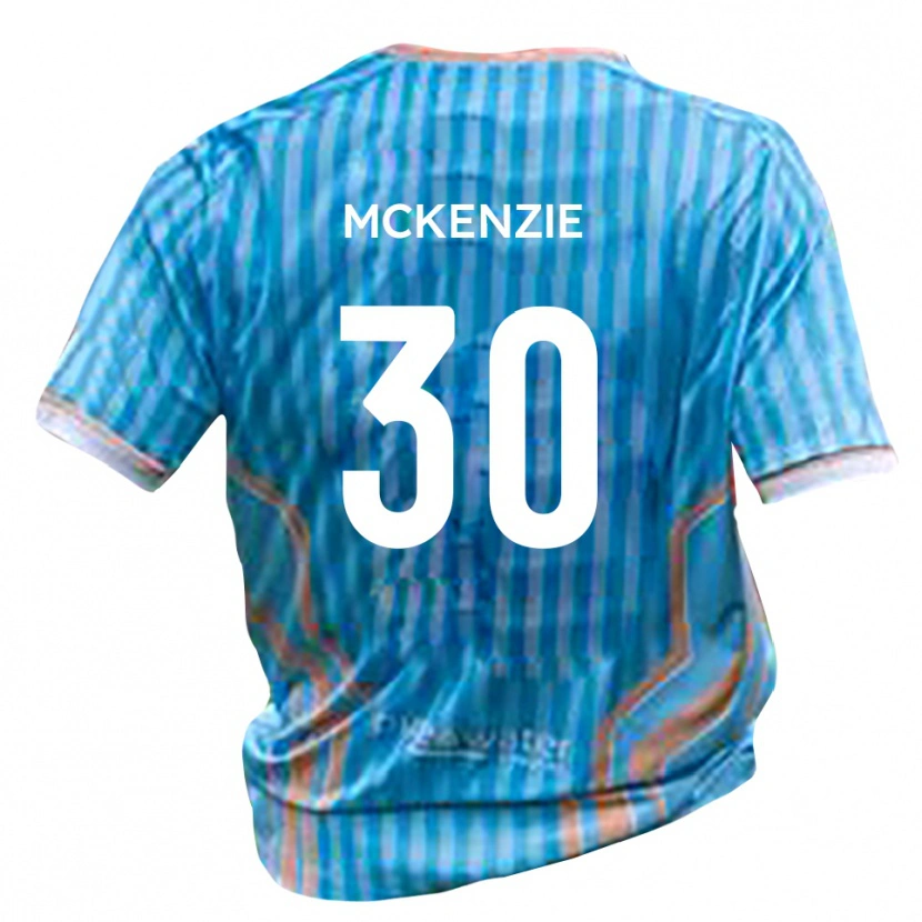 Danxen Kinder Zach Mckenzie #30 Schwarz Gold Auswärtstrikot Trikot 2025/26 T-Shirt Österreich