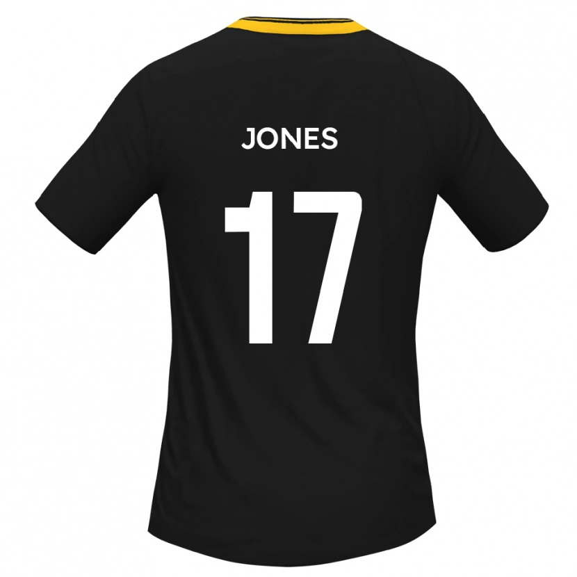 Danxen Kinder Aaron Jones #17 Schwarz Gelb Auswärtstrikot Trikot 2025/26 T-Shirt Österreich