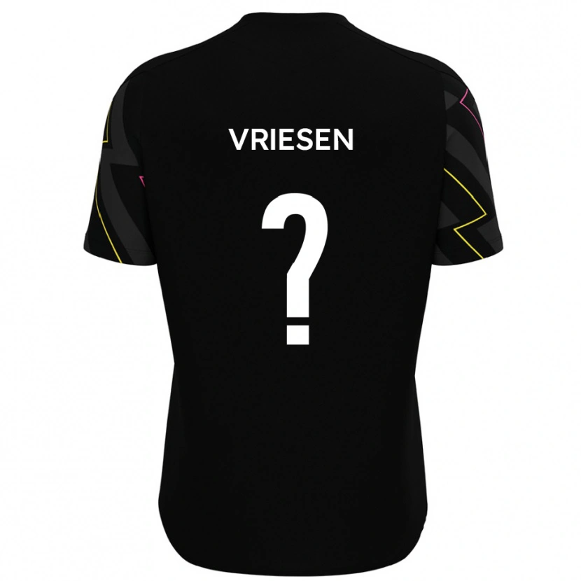 Danxen Kinder Fabian Vriesen #0 Schwarz Grau Auswärtstrikot Trikot 2025/26 T-Shirt Österreich