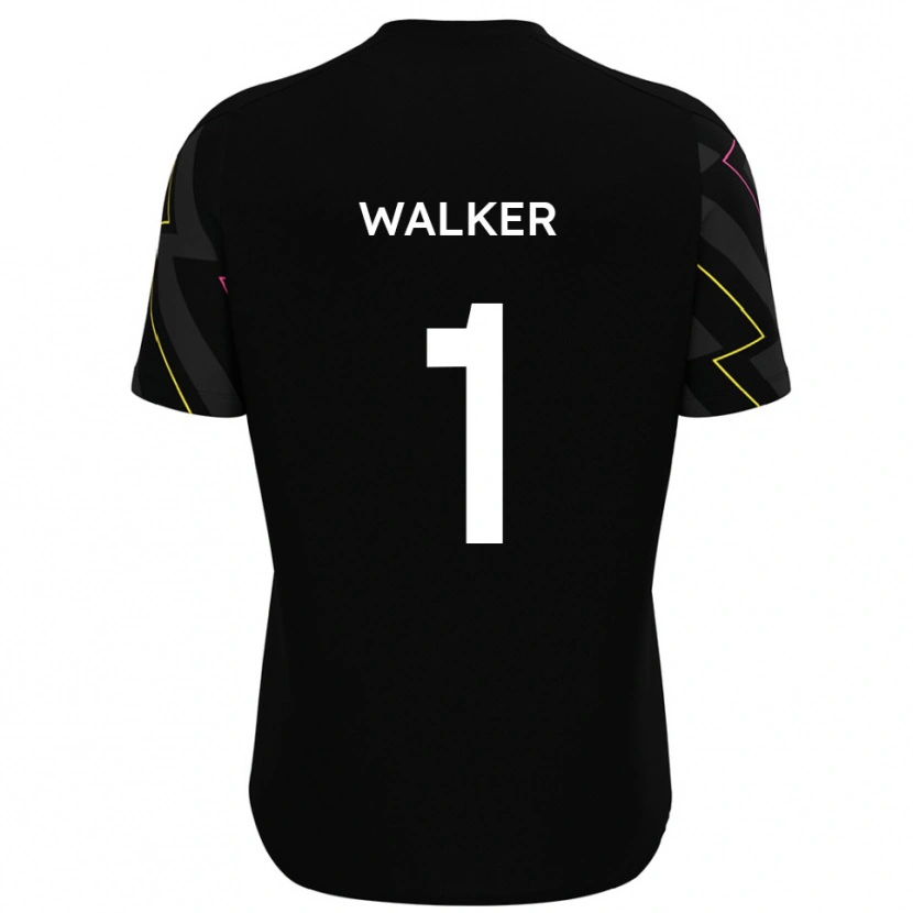 Danxen Kinder Laurie Walker #1 Schwarz Grau Auswärtstrikot Trikot 2025/26 T-Shirt Österreich