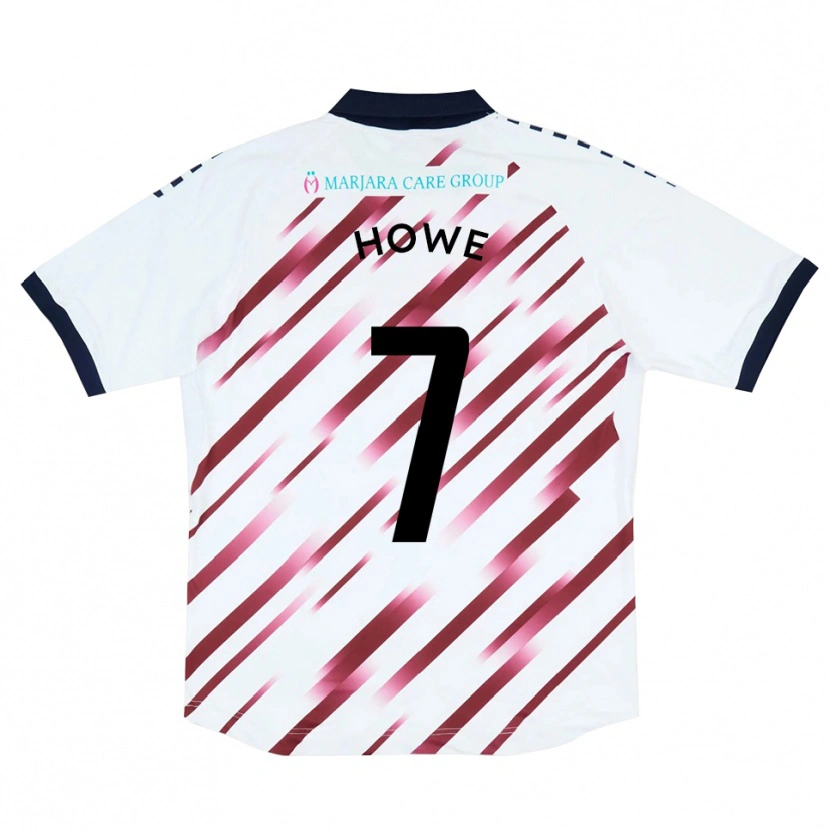 Danxen Kinder Declan Howe #7 Weiß Rot Auswärtstrikot Trikot 2025/26 T-Shirt Österreich