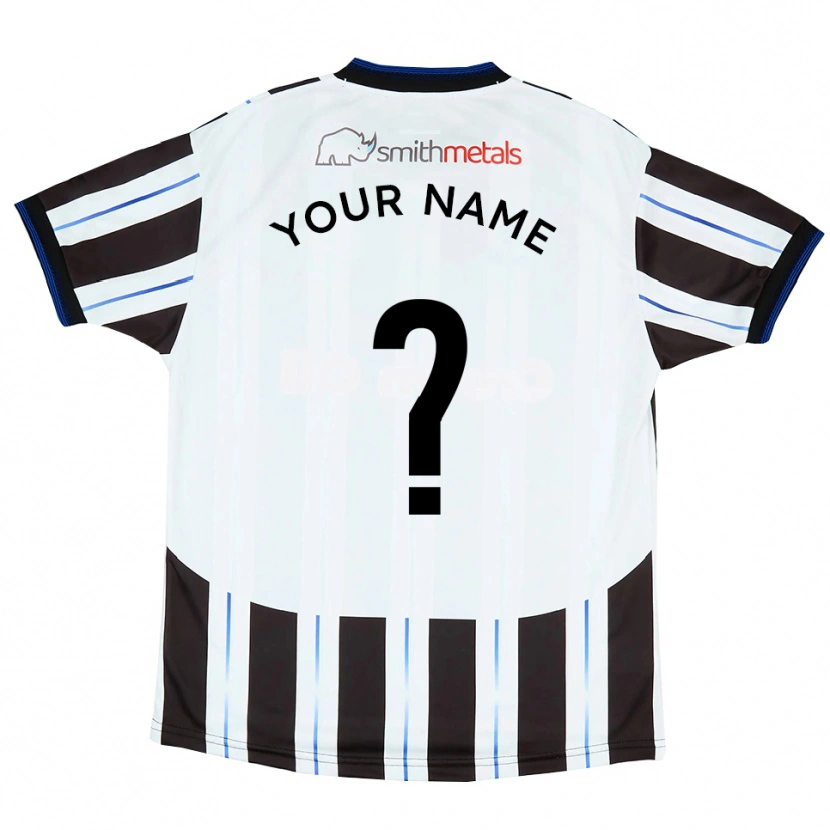 Danxen Kinder Ihren Namen #0 Weiß Schwarz Auswärtstrikot Trikot 2025/26 T-Shirt Österreich