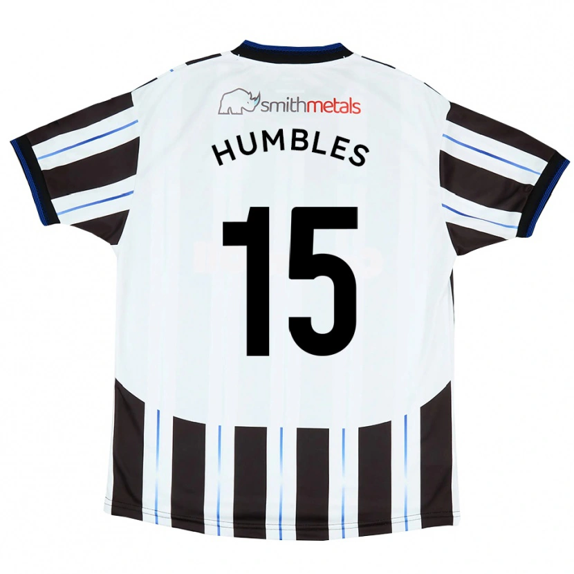 Danxen Kinder Liam Humbles #15 Weiß Schwarz Auswärtstrikot Trikot 2025/26 T-Shirt Österreich