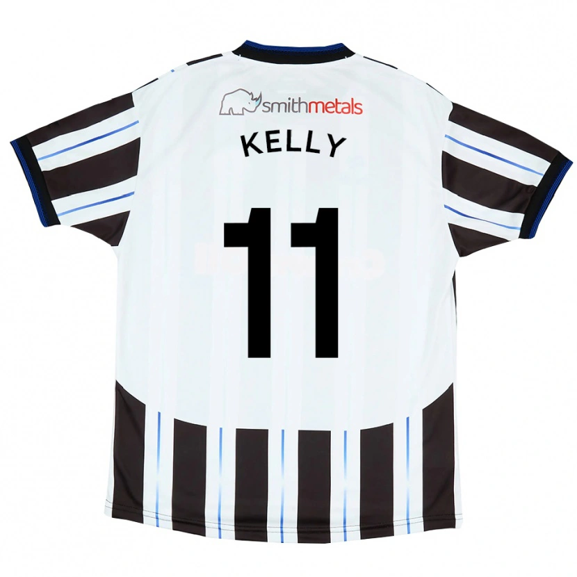 Danxen Kinder Oscar Kelly #11 Weiß Schwarz Auswärtstrikot Trikot 2025/26 T-Shirt Österreich