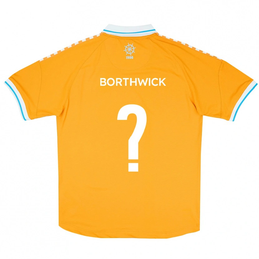 Danxen Kinder Jodie Borthwick #0 Gelb Blau Auswärtstrikot Trikot 2025/26 T-Shirt Österreich