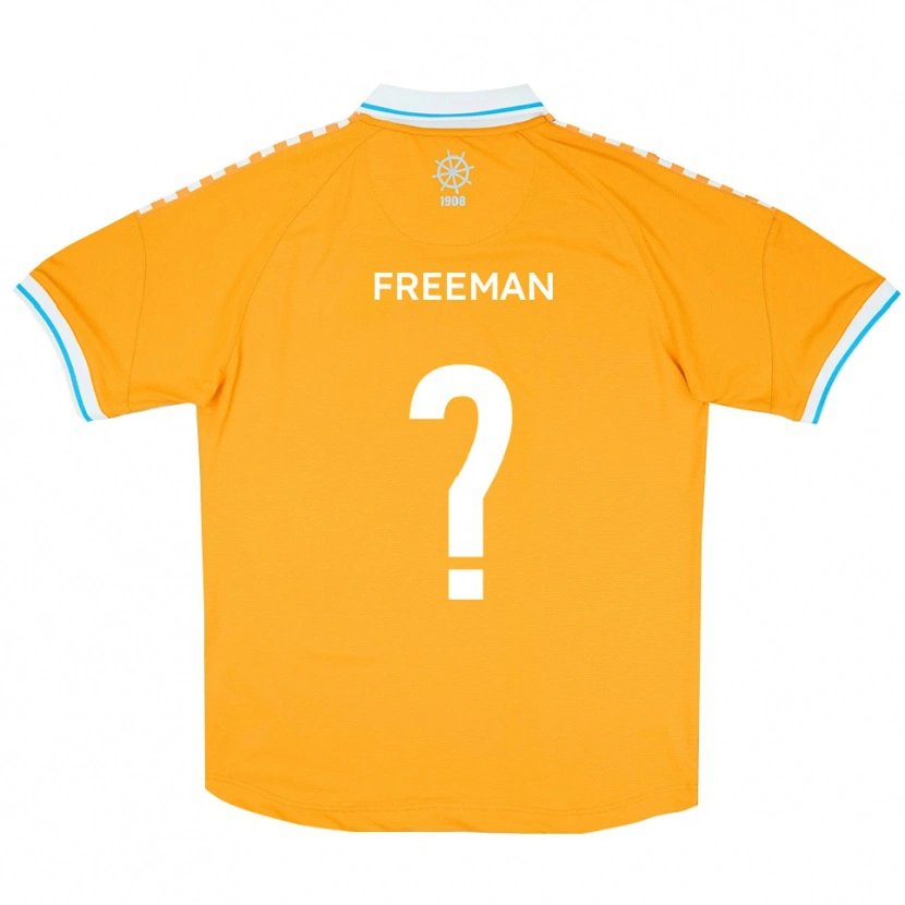 Danxen Kinder Aby Freeman #0 Gelb Blau Auswärtstrikot Trikot 2025/26 T-Shirt Österreich