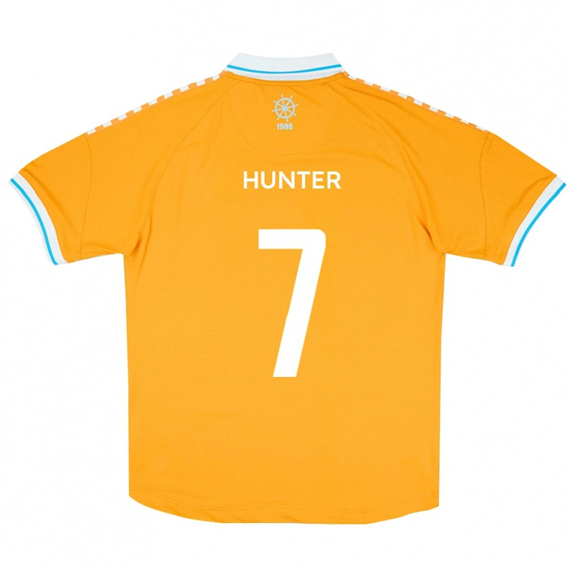 Danxen Kinder Jack Hunter #7 Gelb Blau Auswärtstrikot Trikot 2025/26 T-Shirt Österreich
