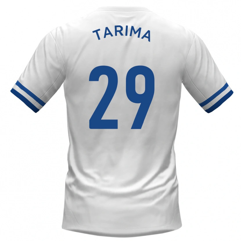 Danxen Kinder Sean Tarima #29 Weiß Blau Auswärtstrikot Trikot 2025/26 T-Shirt Österreich