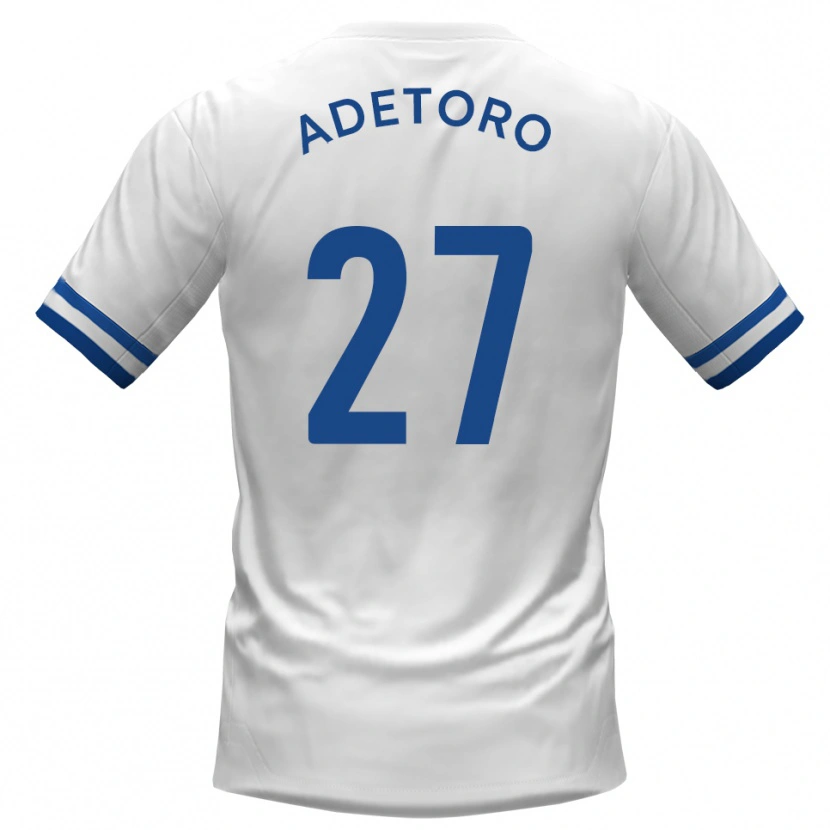 Danxen Kinder Adam Alimi-Adetoro #27 Weiß Blau Auswärtstrikot Trikot 2025/26 T-Shirt Österreich